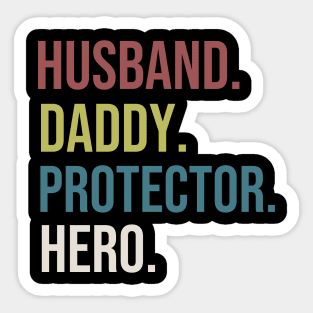 Husband daddy protector hero Sticker